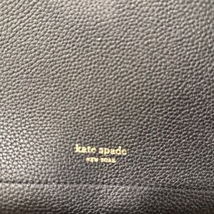 Kate Spade Black Textured Leather Accessory